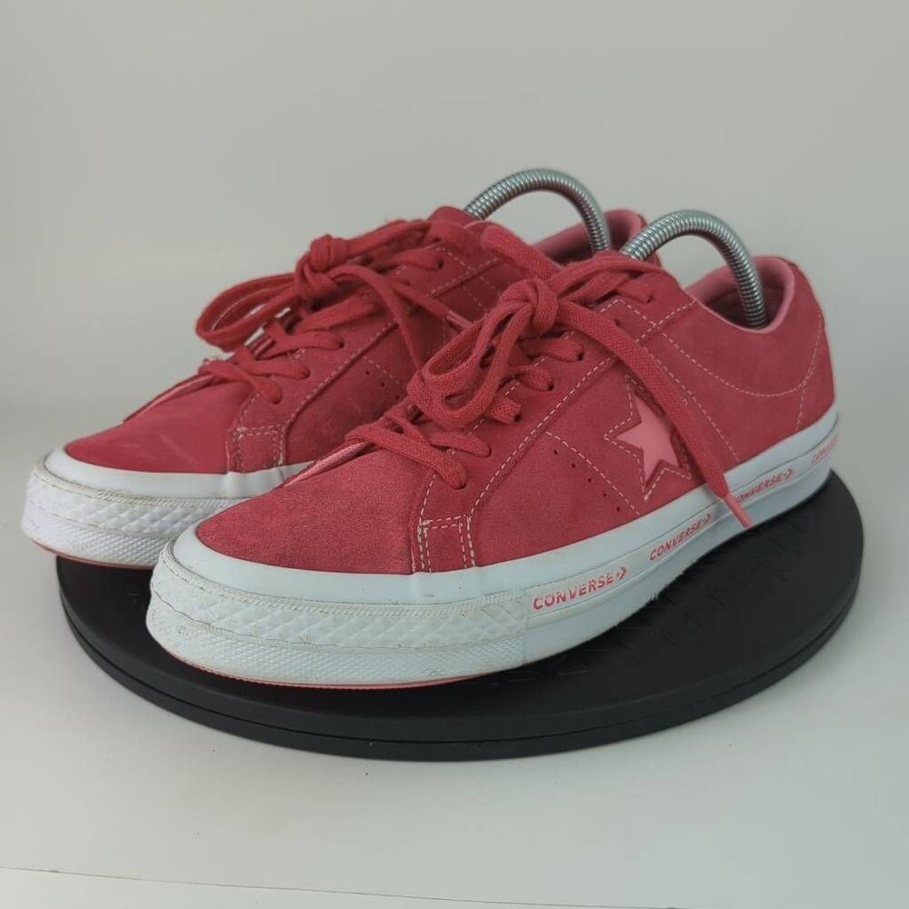 Converse One Star OX Pink Suede Athletic Shoes 159815C Women’s Size 10.5